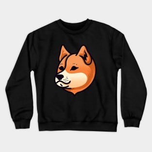 Cute Minimal Shiba Inu dog, Shiba Lover Crewneck Sweatshirt